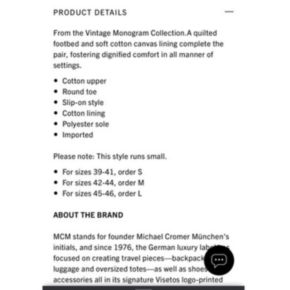 NEW MCM Slippers Monogram With Dust Bag, Box, Care Card Size Womens 7-7.5 Cotton - Picture 16 of 16